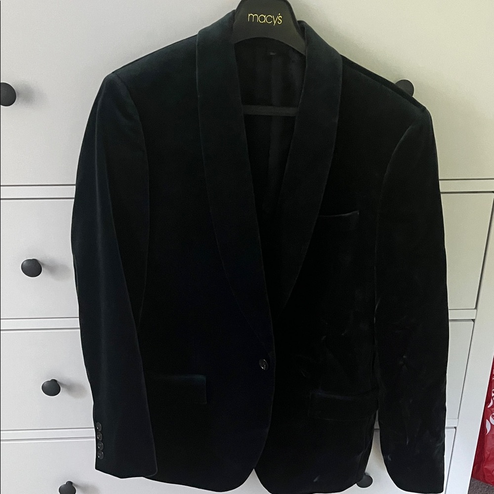 J. Crew Men's Dark Velvet Blazer